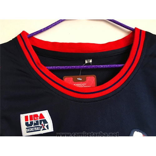 Camiseta USA 1996 Grant Hill #5 Negro